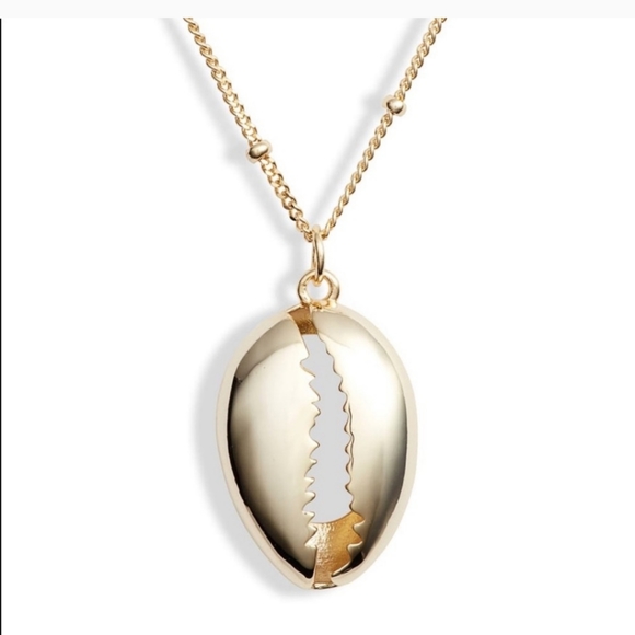 Argento Vivo Jewelry - Argento Vivo 18K gold silver Beach shell necklace